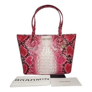 🆕️ BRAHMIN Medium Asher Tote Shoulder Bag in Crown of Hearts Ombre Melbourne
